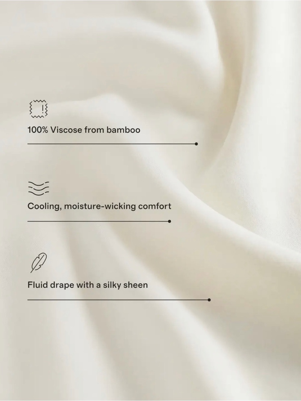 Quince White Sleep Bamboo Sheet Set - Picture 8 of 8